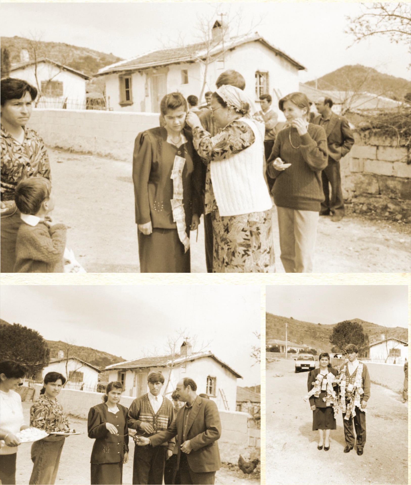  Bergama’da, sokakta yapılan nişan merasimi 